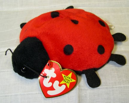 Lucky - Ladybug - TY Beanie Baby - 4th G