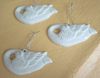 3 Swan Shaped Ceramic Ornaments Made in Taiwan Exclusively for Coty