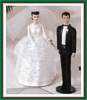 Barbie and Ken Wedding Day - 2 Hallmark Ornament - 1997